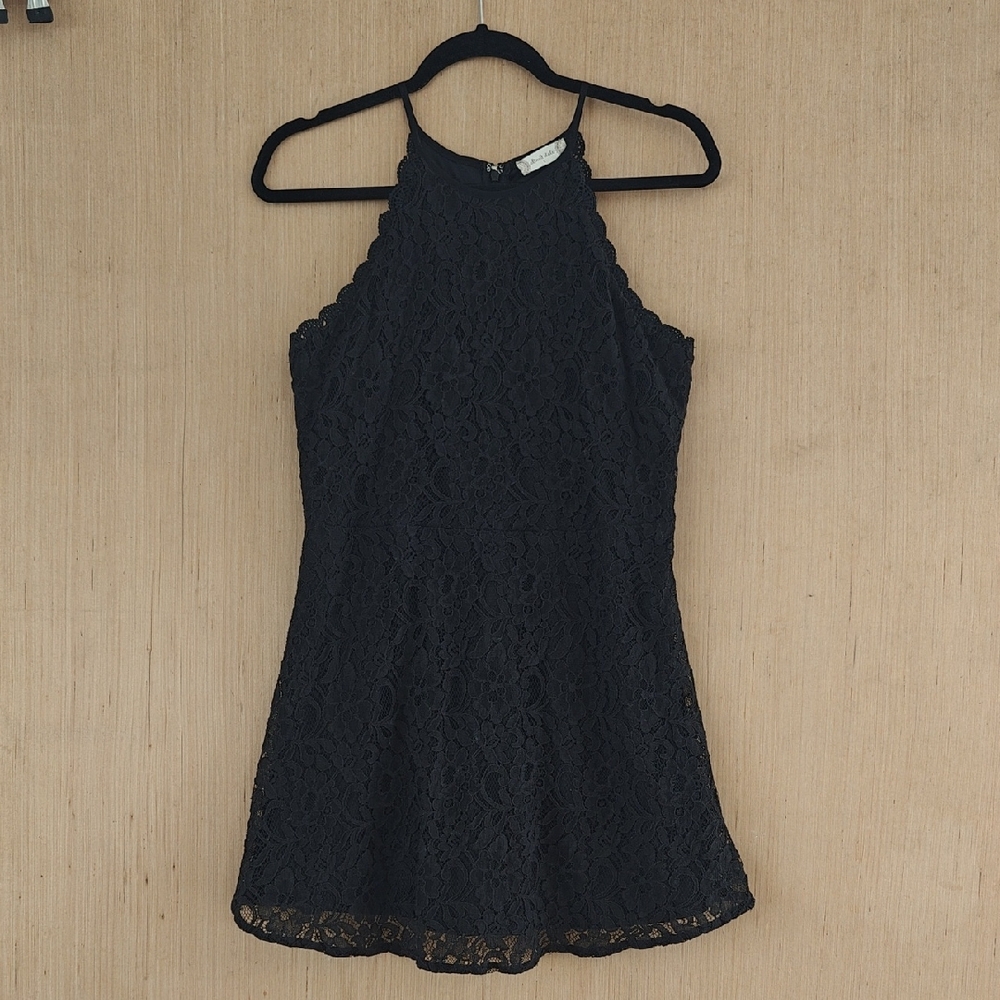Altar'd State Black Lace Dress